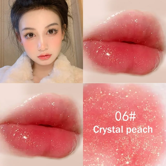 onlyliua Ofertas Semanales Lápiz Labial Líquido Transparente En Brillo Labial, Tinte Labial Hidratante y Brillante, 3 Ml