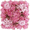 Deep Pink, variant on Mosiee Artificial Wall Wedding Backdrop Silk Flower Arch Photography Props Home Light Yellow