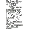 thumbnail image 2 of Febest REAR TRANSVERSE LINK # 0425-DJ1R2 OEM MN150566, 2 of 2