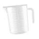 thumbnail image 3 of Taza medidora con escala, jarra de agua, recipiente de líquidos multifunción, herramientas de cocina para leche, vino casero, agua fría y caliente 1000ML, 3 of 8