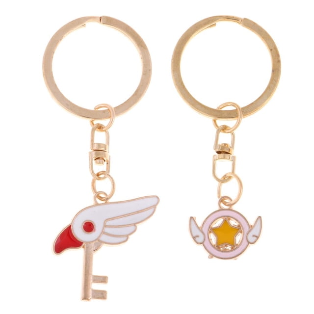 2pcs Llavero con Colgante de Pájaro/Gato Metálico de para Mujer Chica , Brids, se describe