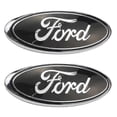 thumbnail image 1 of 2pcs Car Emblem Badge For Ford F150 Oval Decal Badge Front Rear Grille Nameplate, 1 of 5