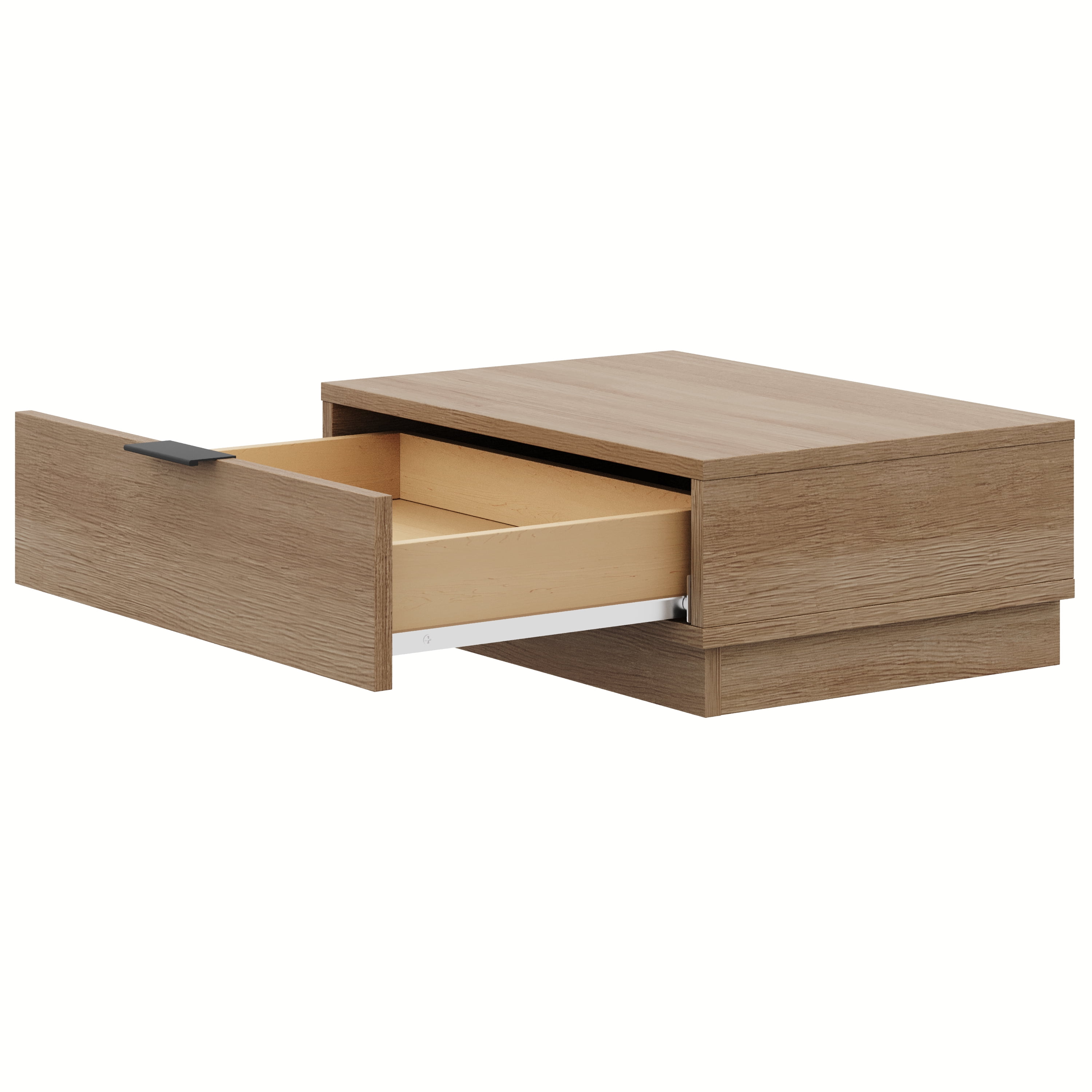 Satori Nightstand in Brown Oak, Set of 2