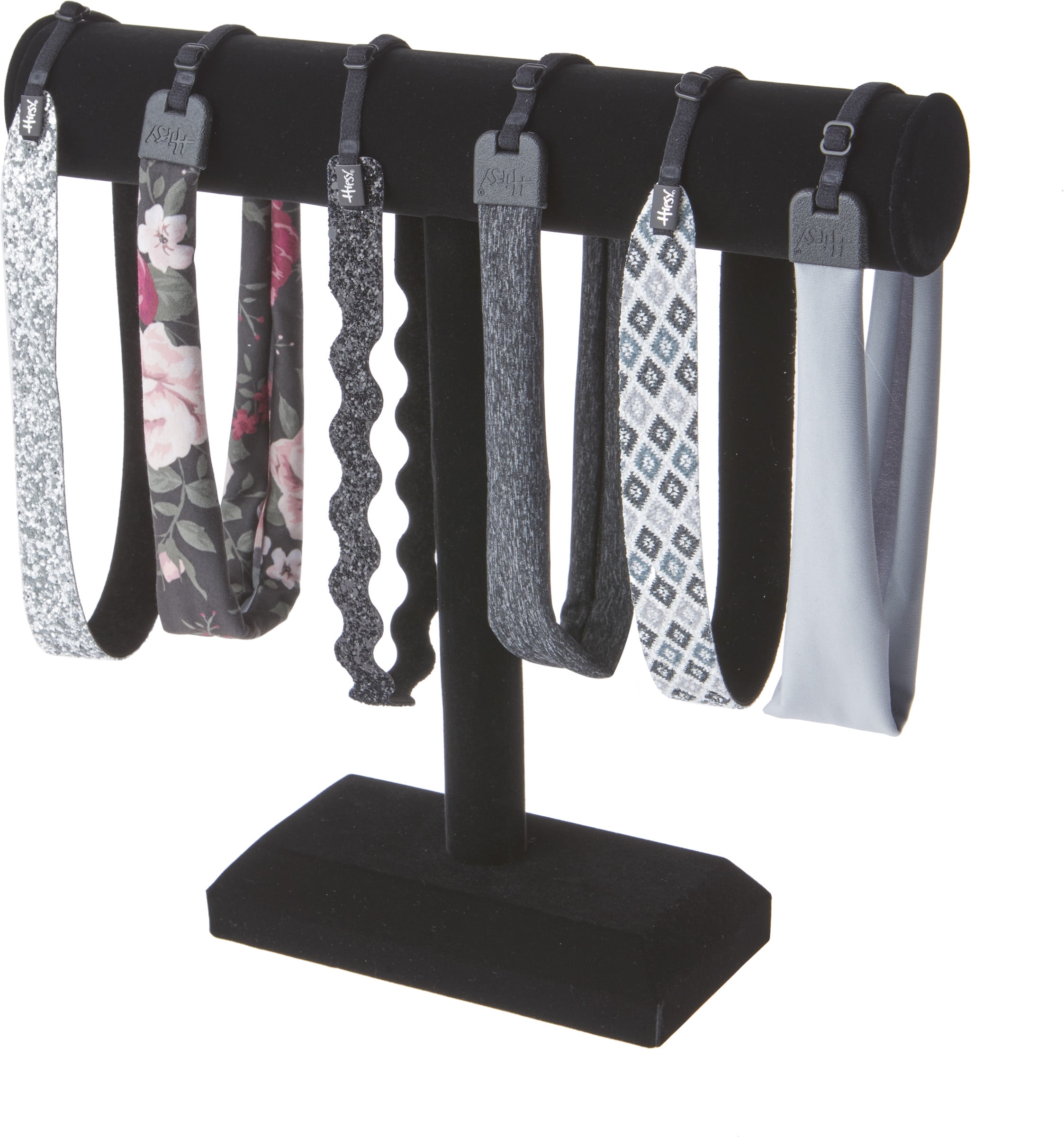 12" W x 12" H Details about   Plymor Black Velvet T-Bar Necklace Display Stand Pack of 3 