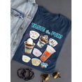 thumbnail image 3 of Dippin' Dots Variety Tee - Ice Cream Flavors Graphic Women's T-shirt, 3 of 4