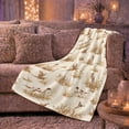 thumbnail image 6 of Autumn Pheasant Hunting English Pointer Dogs Field, Cozy Pet Portrait Pattern, Warm Flannel Blanket for Cabin and Lodge, Dog Lovers Thanksgiving Gift, Pet Lover Home Decor, 6 of 9