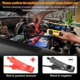 thumbnail image 2 of CHOK Intelligent Automatic Car Battery Charger 12/24V 6A Pulse Repair Starter AGM/GEL Yellow, 2 of 11