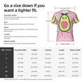 thumbnail image 4 of Naloa Cute Avocado Men's T-Shirt Sport T-shirt Men's Basic Tee Casual Men's Shirt, Round Neck, Short Sleeves - Small, 4 of 5