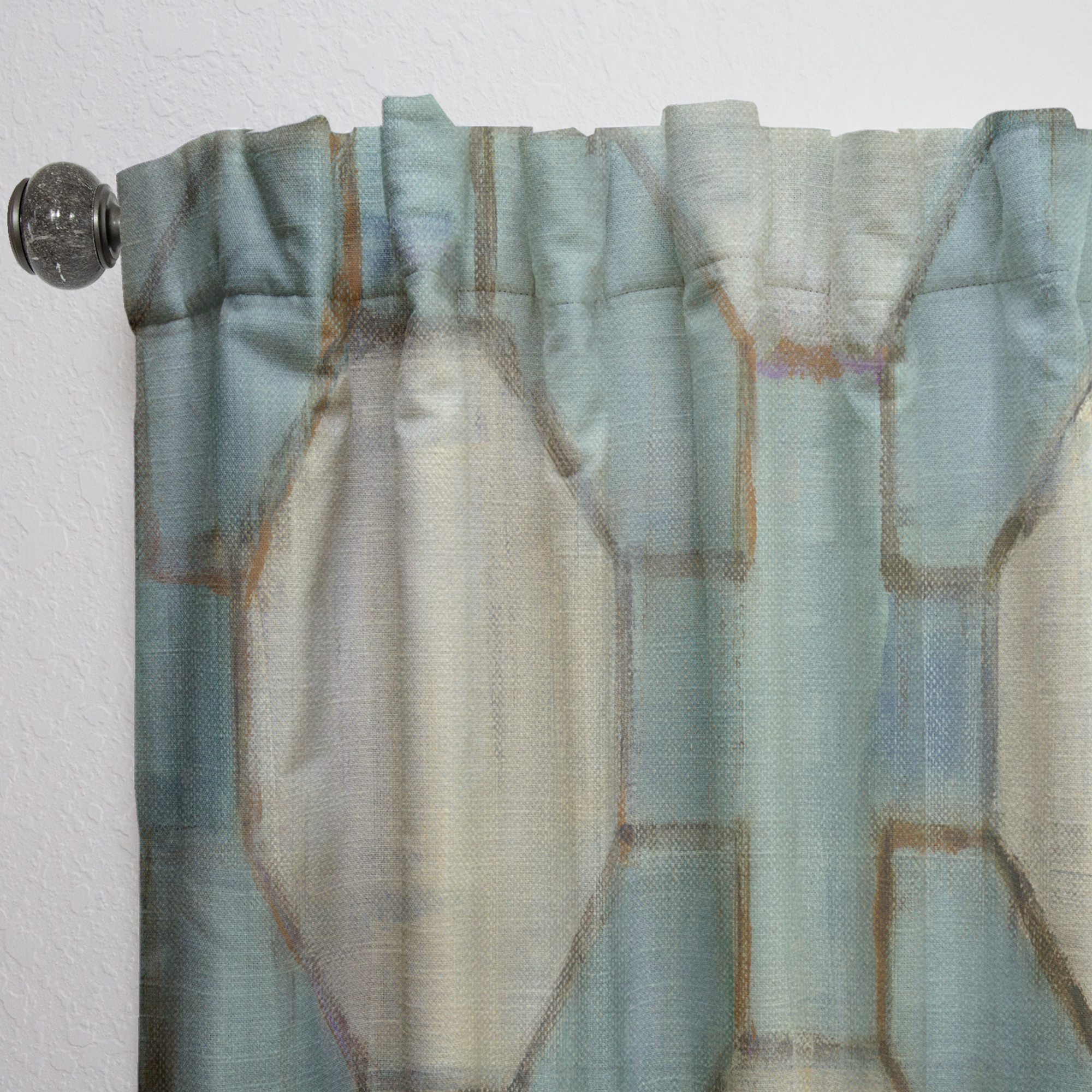 Designart 'Title Geometric Element' Modern & Contemporary Curtain Panel