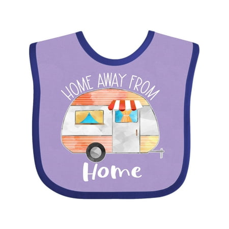

Inktastic Home Away From Home- Orange Camper Gift Baby Boy or Baby Girl Bib