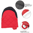 thumbnail image 3 of 1 par - Mini guantes aislantes para microondas - Rojo MFZFUKR CPB-DE-LYY1797-2, 3 of 5
