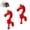 Red |#5, variant on Horse Plush Doll Pendant, 2026 Year of The Horse Mascot, Bag and Key Chain Decoration Gift,High-Cold Cool Horse Keychain(Pink)