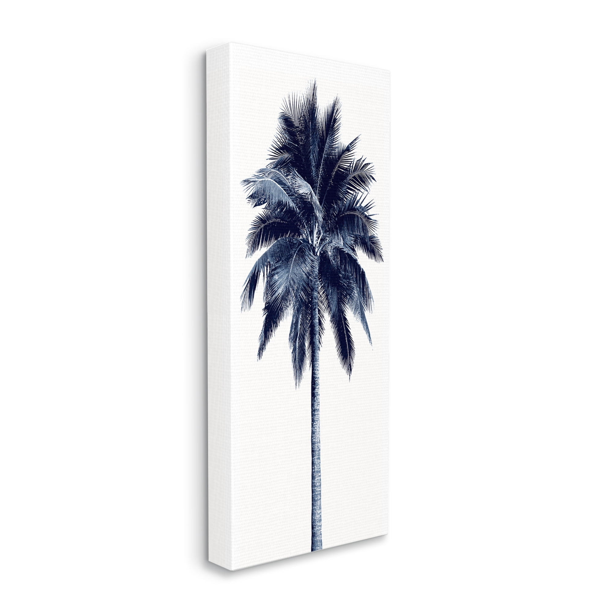 Stupell Industries Modern Palm Tree Plant Leaves Cropped Photography Canvas Wall Art, 20 x 48, Design by Devon Davis