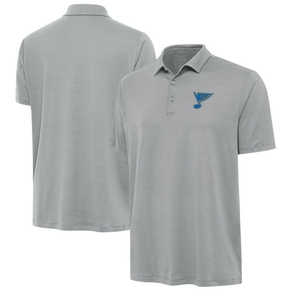 Men's Antigua Gray St. Louis Blues Reprocess Polo