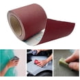 thumbnail image 5 of Emery Cloth Roll, 4.5 Inch Wide 32.8 Feet Long Ready-to-Cut Ready-to-Wrap Abrasive Sand Paper Rolls for Metal Wood Glass Carpentry Sanding Paper Sander Belts (150 Grit), 5 of 5