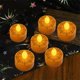 thumbnail image 5 of Paquete de 12 velas LED de té para Halloween | Faroles fantasma de calabaza sin llama con temporizador | Decoraciones seguras a pilas para la mesa y el hogar, 5 of 6