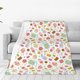 thumbnail image 1 of Balery Dessert Manta de Felpa Suave y Acogedora – Cobija de Franela Aterciopelada para Cama, Lavable y Cálida para Sofá, Mascotas, Transpirable-40"x30", 1 of 7