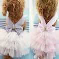 thumbnail image 5 of Walbest Dog Princess Dresses Puppy Bow Knot Dress Pet Tutu Dresses Striped Mesh Puppy Dog Princess Summer Dresses for Small Medium Cat Puppy Dog (Pink, X-Large), 5 of 7