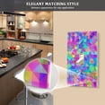 thumbnail image 5 of Yayeee Blank Wall Plate Cover 1-Gang 4.5"x2.7" Home Unused Decorative Outlet, Vibrant Geometric Pattern, 5 of 7