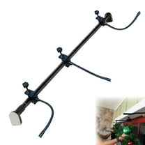 No-Drill Front Door Garland Hanger - Heavy Duty Adjustable Christmas Decor Holder for Wreaths & Lights (20lb Capacity)