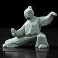thumbnail image 2 of Tai Chi Statue, Yin Yang Figurine for Home Decor, Meditation Zen Sculpture, Feng Shui Gift, Handcrafted Sandstone Artwork for Office Bookshelf Desktop Decor (Style A), 2 of 8