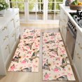 thumbnail image 4 of Kitchen Rugs Sets Of 2,German Shepherd Dog and Flower Anti Fatigue Kitchen Mat Rugs Non Slip Washable,Decorative Kitchen Floor Mats for Kitchen,Sink,Laundry,17"X47", 4 of 5