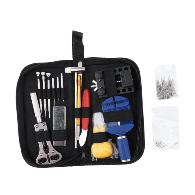 Kit de reparación de relojes Salvador de 147 piezas Con bolsa de transporte