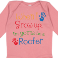 thumbnail image 4 of Inktastic Roofer Future Boys or Girls Long Sleeve Baby Bodysuit, 4 of 5