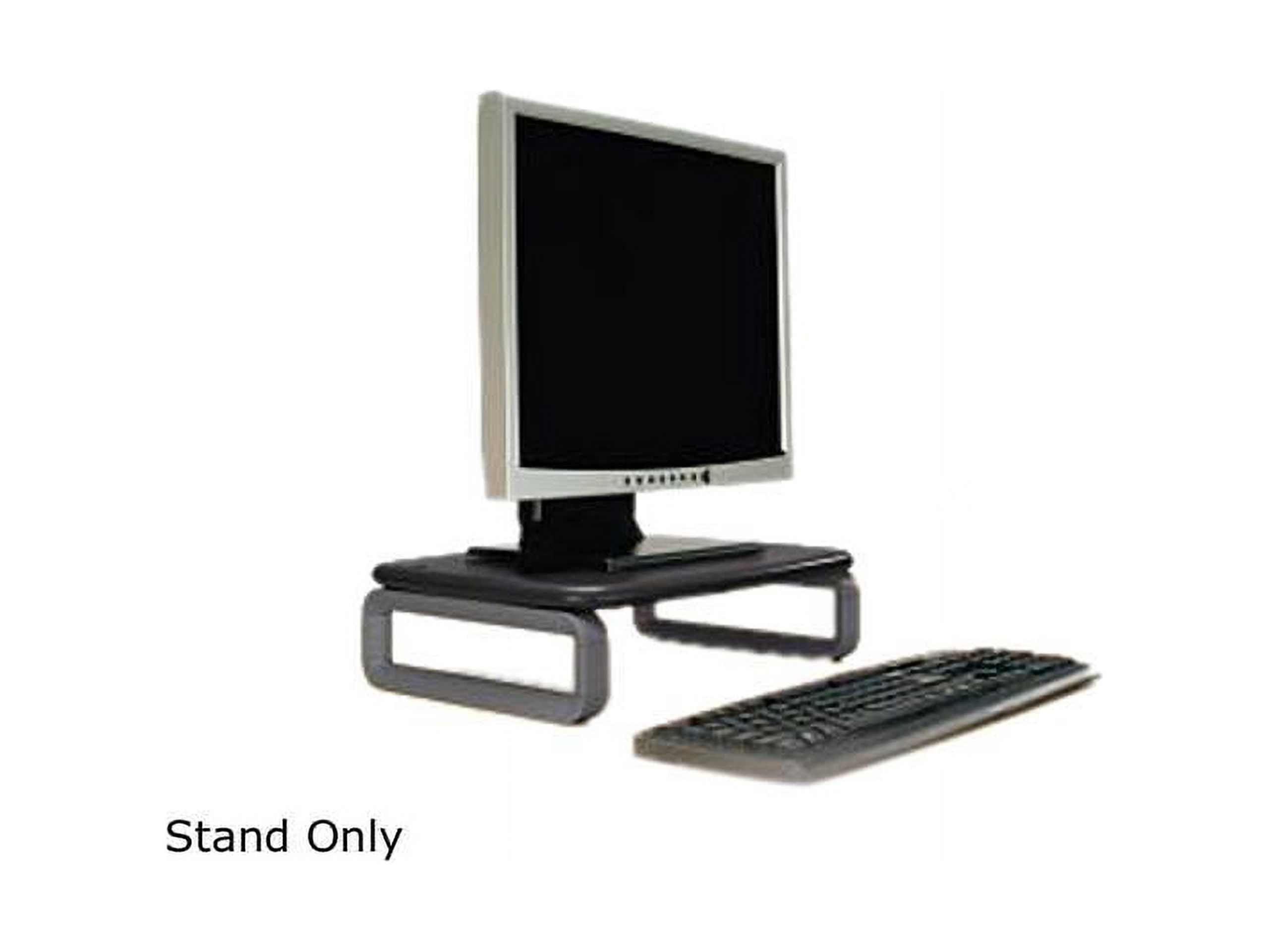 Kensington Monitor Stand Plus with SmartFit System, 16 x 11 5/8 x 6, Black/Gray - image 4 of 5