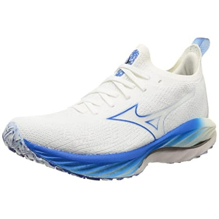 

[Mizuno] Running Shoes Wave Neo Wind WAVE NEO WIND Jogging Marathon Sports Training Lightweight Men s White x Blue 27.0 cm 2E