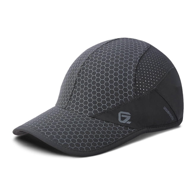 Gorra elástica para correr con visera suave, de secado rápido, sin estructura, unisex para adultos.