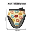 thumbnail image 4 of Donut Print Light Yellow Oven Mitts Heat Resistant - Soft Lining Silicone Mini Oven Mitts with HangingLoop, Kitchen Oven Gloves Heat Resistant 500℉ for Cooking Baking Microwave, 4 of 7