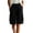 Black, variant on Womens Cargo Capris Drawstring Elastic Waisted Wide Leg Pants Casual Vacation Hiking Bottoms with Pockets