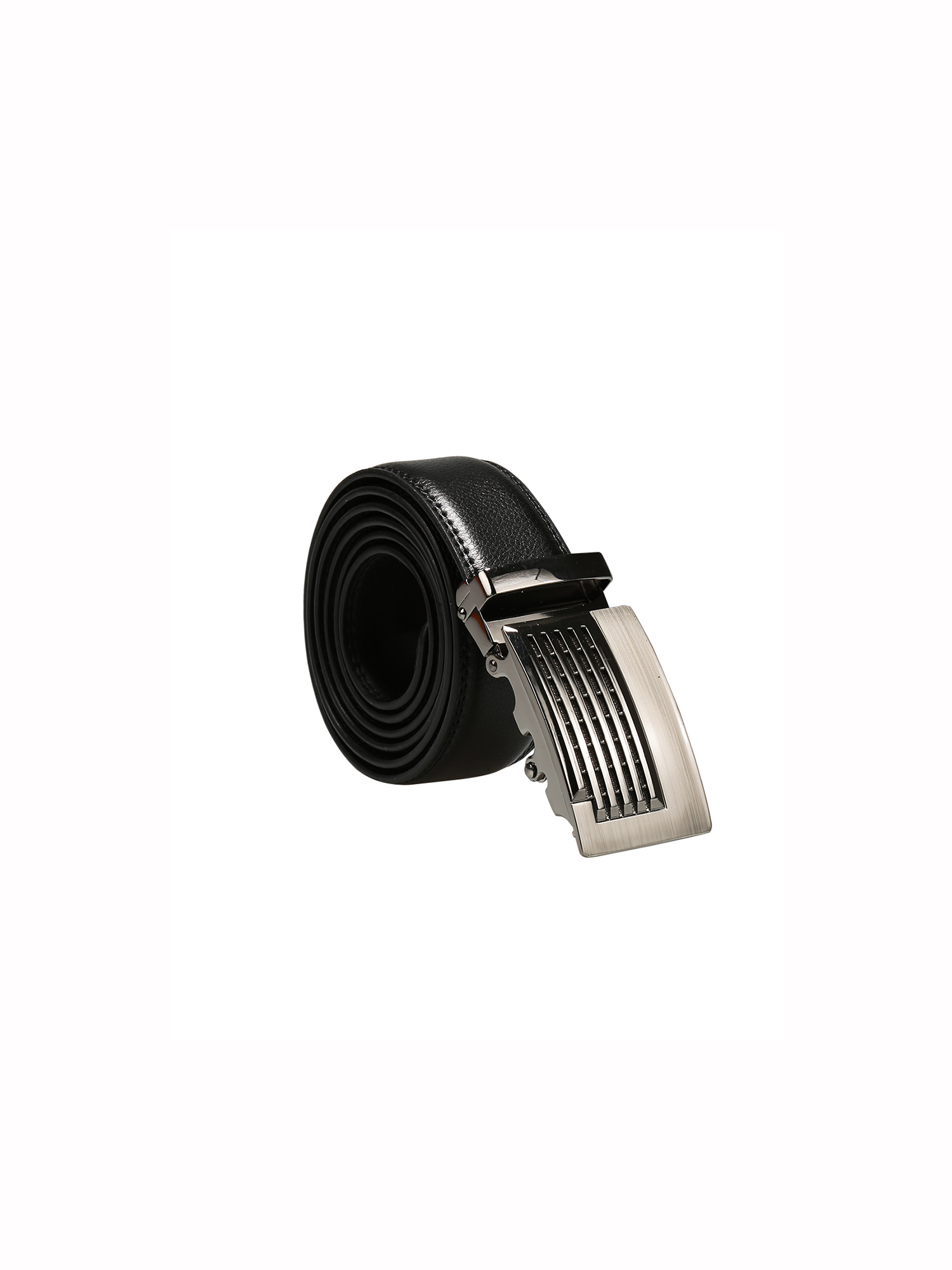 Mens 38mm Leather Reversible Belt-110CM-07 Black