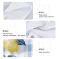 thumbnail image 2 of Yayeee Kitchen Hanging Hand Towels Set of 2 with Loop Bathroom Absorbent Tie Towel, Light Blue Lemon, 2 of 7