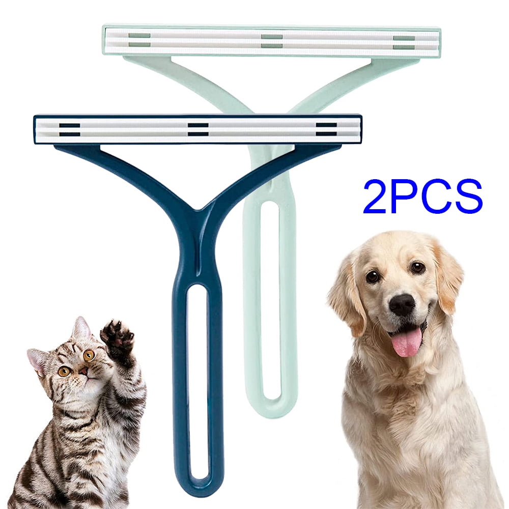 2pcs Pet Hair Remover for Couch: Dog Hair Remover Harmless for Clothes,  Car, Carpet Hair Removal Tool, Cat Fur Remover Furniture, Lint Brushes for Pet  Hair 