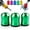 Green, variant on Upgrade Screwdriver Head Magnetic Ring Set, Removable Magnetizer & Demagnetizer Tool Set for Drills, Anti-Slip Magnetic Screw Ring for Mechanics, Hex Screwdrivers