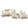 thumbnail image 1 of FONWILYO 54Pcs Wooden Train Toy 9.3X1.8X1 In Christmas Table Decor Model Trains For Children, 1 of 7