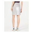 thumbnail image 2 of INC Womens Silver Above The Knee Party Skirt Size: 10, 2 of 2
