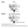 thumbnail image 1 of CO2 Regulator Fish Tank Carbon Dioxide Regulator Check Valve Solenoid Valve Fish Tank Bubble Counter Tool Fish Tank Pressure Reducing Valve ,Easy Installation, 1 of 3
