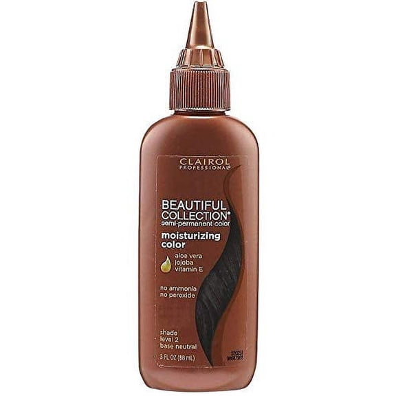 Clairol Beautiful Collection #B015W Dark Warm Brown 3 Ounce (88ml) (3 Pack)