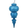 thumbnail image 1 of Vickerman Vickerman 14 Pouces Finial Turquoise Brillant Ornement de Noël, 1 of 3