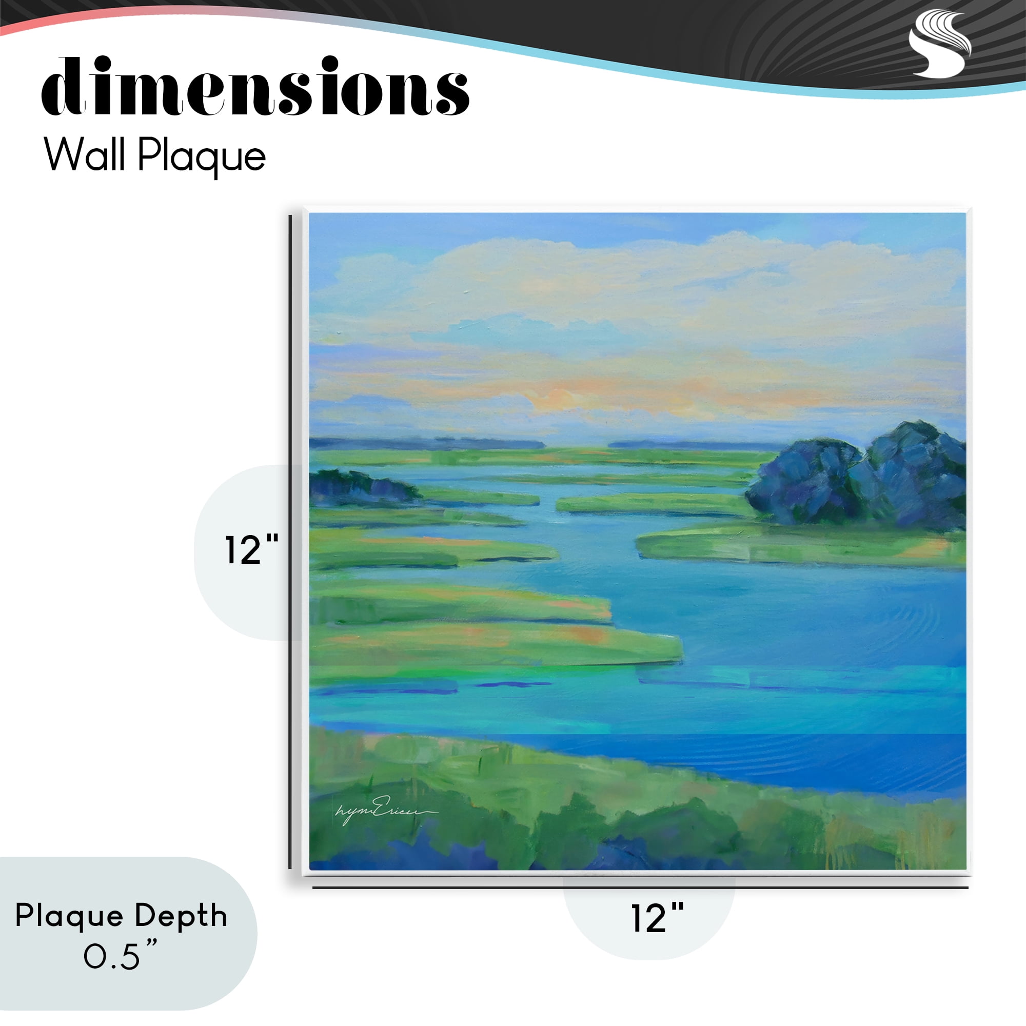 Stupell Industries Scenic Scarborough Marshes Wall Plaque Art, design by Lynn Ericson Fine Art
