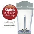 thumbnail image 4 of Hamilton Beach Single Serve Personal Smoothie Blender, 14 oz. Travel Cup and Lid, Gray, New, 51128F, 4 of 10