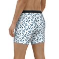 thumbnail image 3 of Rocae Nautical Theme Anchors for Stretch Moisture-Wicking Underwear,Men's Underwear Boxer Briefs Small, 3 of 9