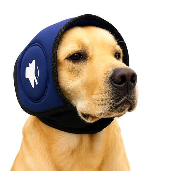 Colenumone Dog Quiet Ears for Noise Protection, High Elasticity Calming Hoodie for Dogs, Warm Dog Neck and Ear Warmer Snood, Comfortable Dog Headband for Fireworks, Grooming and Anxiety