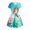 thumbnail image 1 of Verano 2022 nuevas niñas moda vestido de Color sólido niños Disney princesa fugitiva vestido estampado Casual vestido suelto princesa Lepe11T-12T Gao Jinjia LED, 1 of 2
