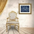 thumbnail image 3 of Schlabach, Sue 32x25 Gold Ornate Wood Framed with Double Matting Museum Art Print Titled - Blueprint Bicycle v2, 3 of 4