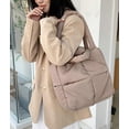 thumbnail image 2 of Kukuzhu Puffer Tote Bag for Women Quilted Lightweight Hobo Crossbody Shoulder Bag Soft Padded Shoulder Handbag Purse 2023, 2 of 8
