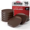 thumbnail image 1 of Niveladores para muebles X-Protector, 16 piezas, calzas de goma de 5 cm, 1 of 6